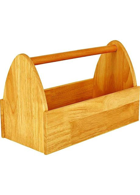 Ящик-переноска для інструментів з дерева Леванте каррі (ЯДИ-003603) No Brand (328910521)