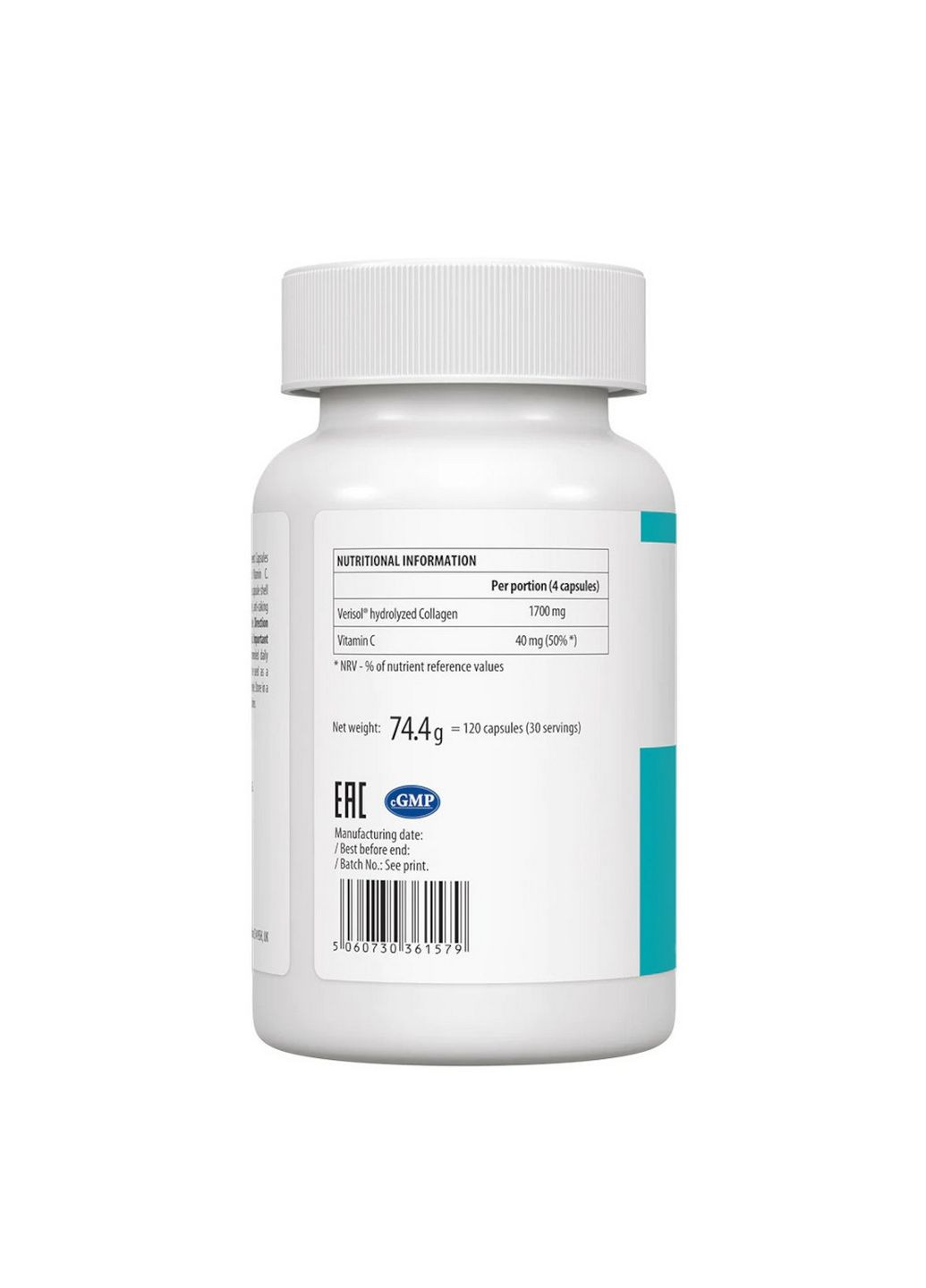 Препарат для суглобів і зв'язок UltraVit Collagen Type I & III, 120 капсул VPLab Nutrition (295898923)