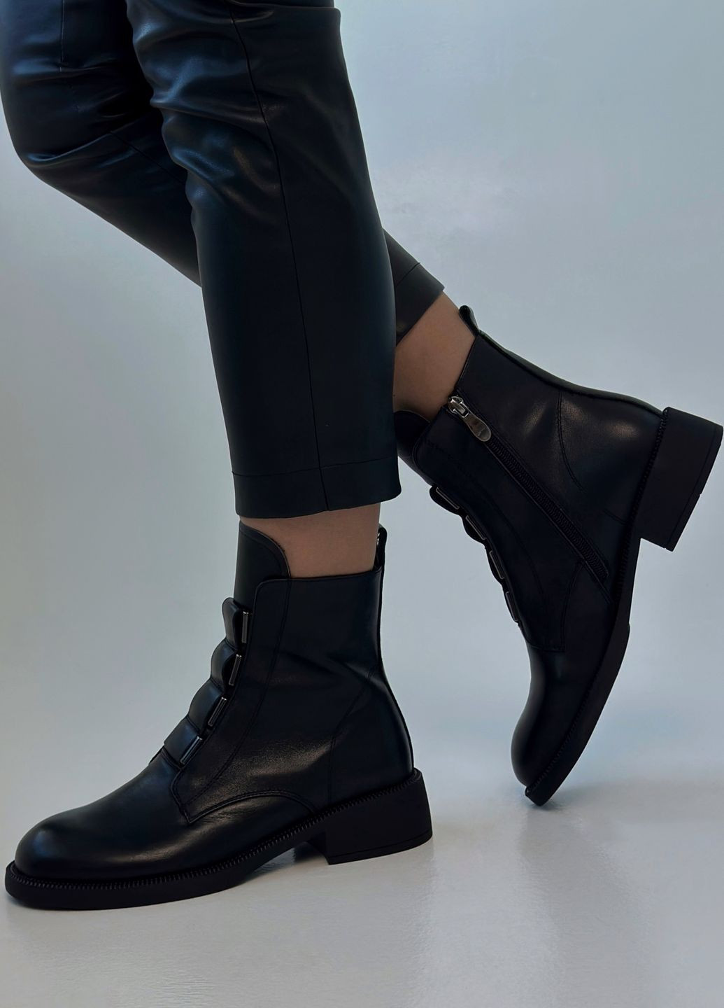 Осенние ботинки женские демисезонные кожаные URBAN TRACE