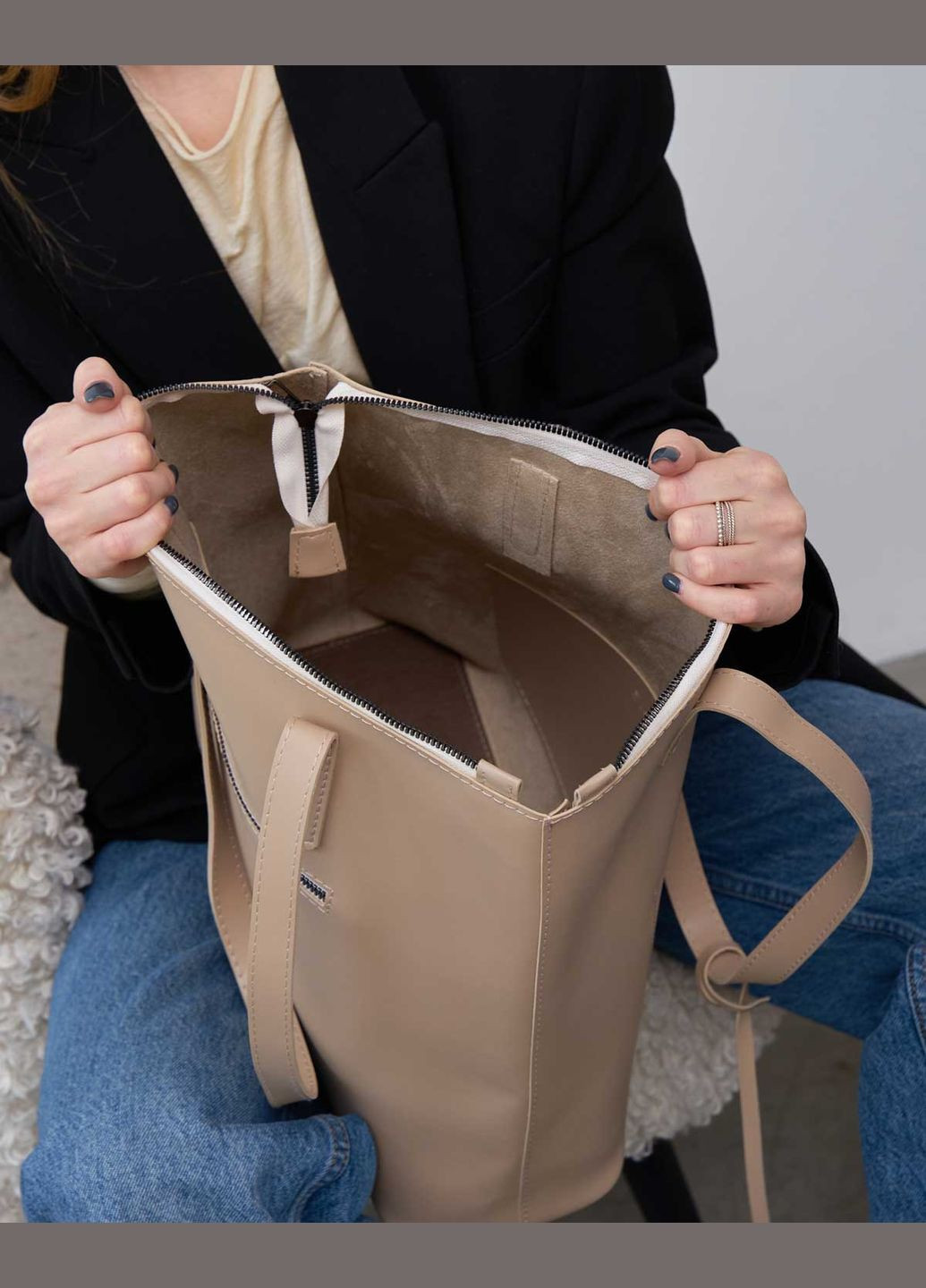 Сумка женская черная универсальная большая Венди (znocha-sumka-vend) WeLassie (342199335)