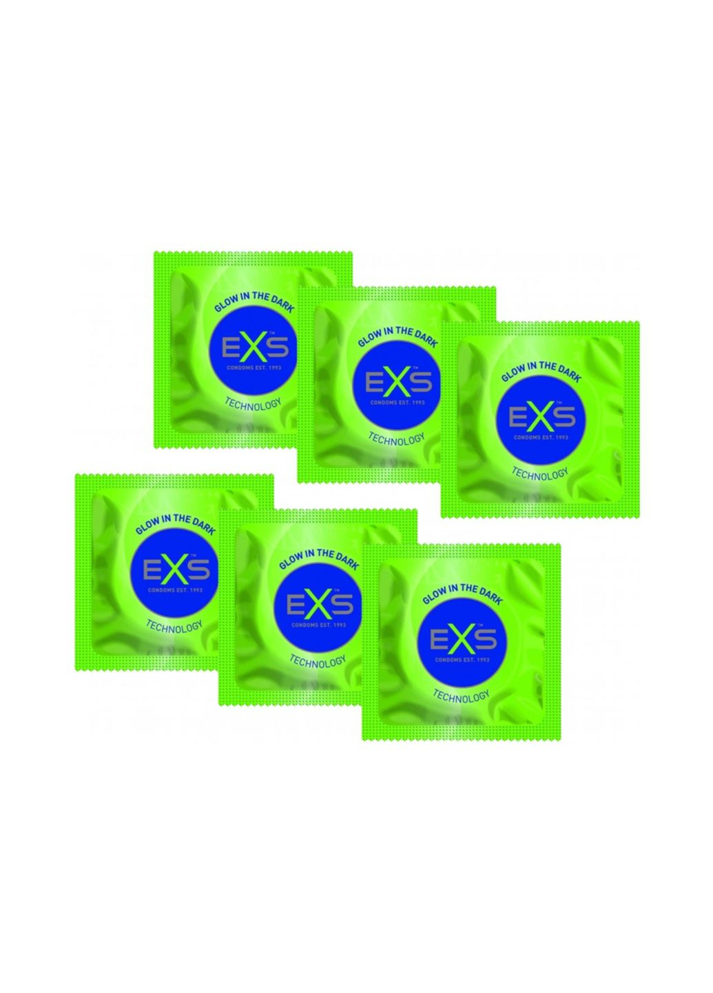 Презервативи Glow Світяться у темряві 6 шт EXS (361082251)