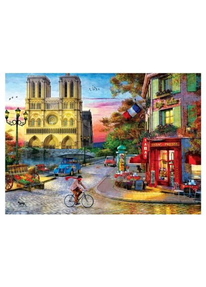 Пазл Захід Сонця Нотр-Дам Домінік Девісон, 1000 елементів (6000-5530) Eurographics Захід Сонця Нотр-Дам Домінік Девісон, 1000 елемент (366160786)