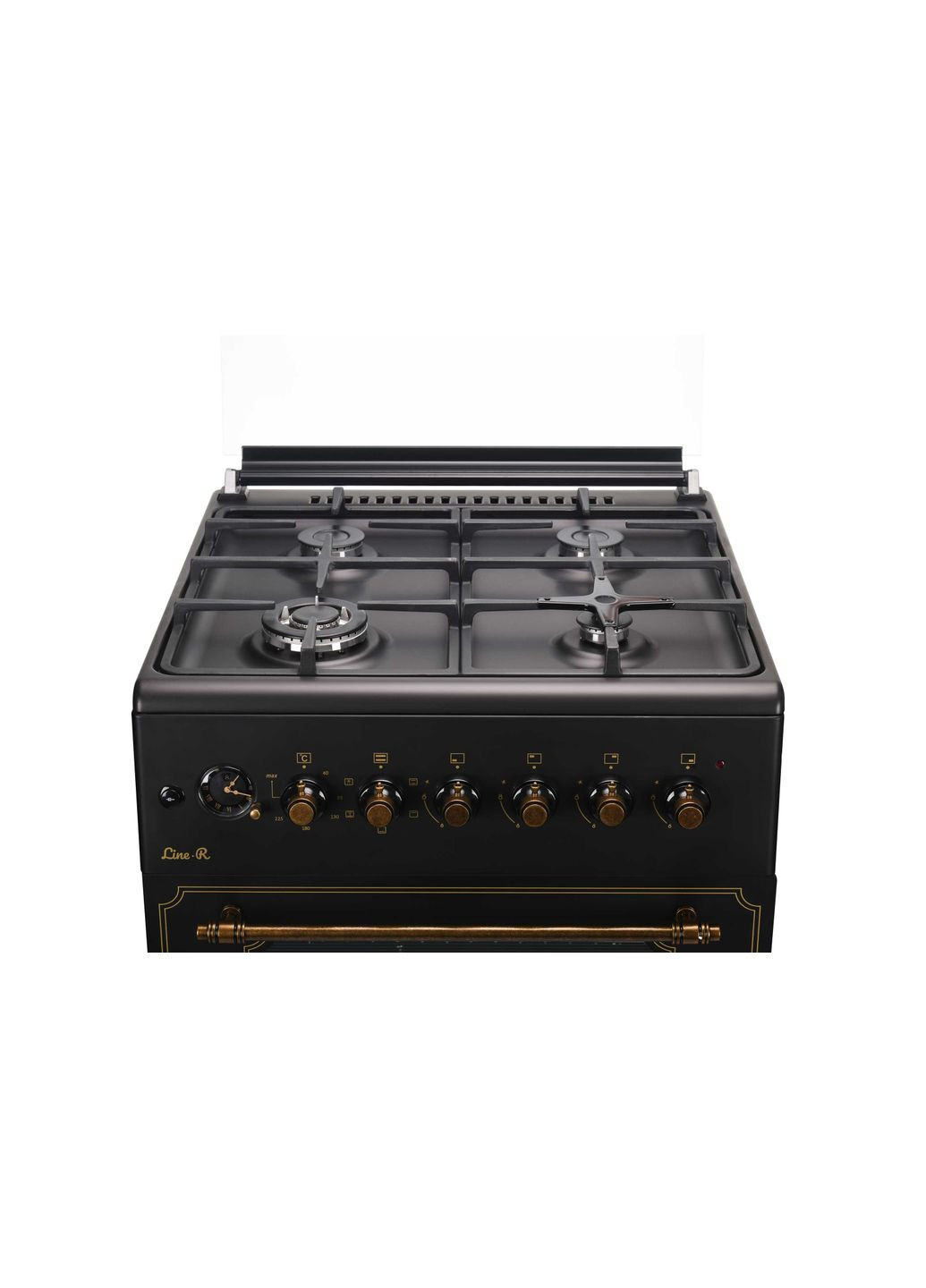 Плита FSCF-C606B комбі Line-R, 53л, 60x60см, конвекція, чавун, підсвічування, форсунки LPG (підключення газового балона), Ardesto (361965401)