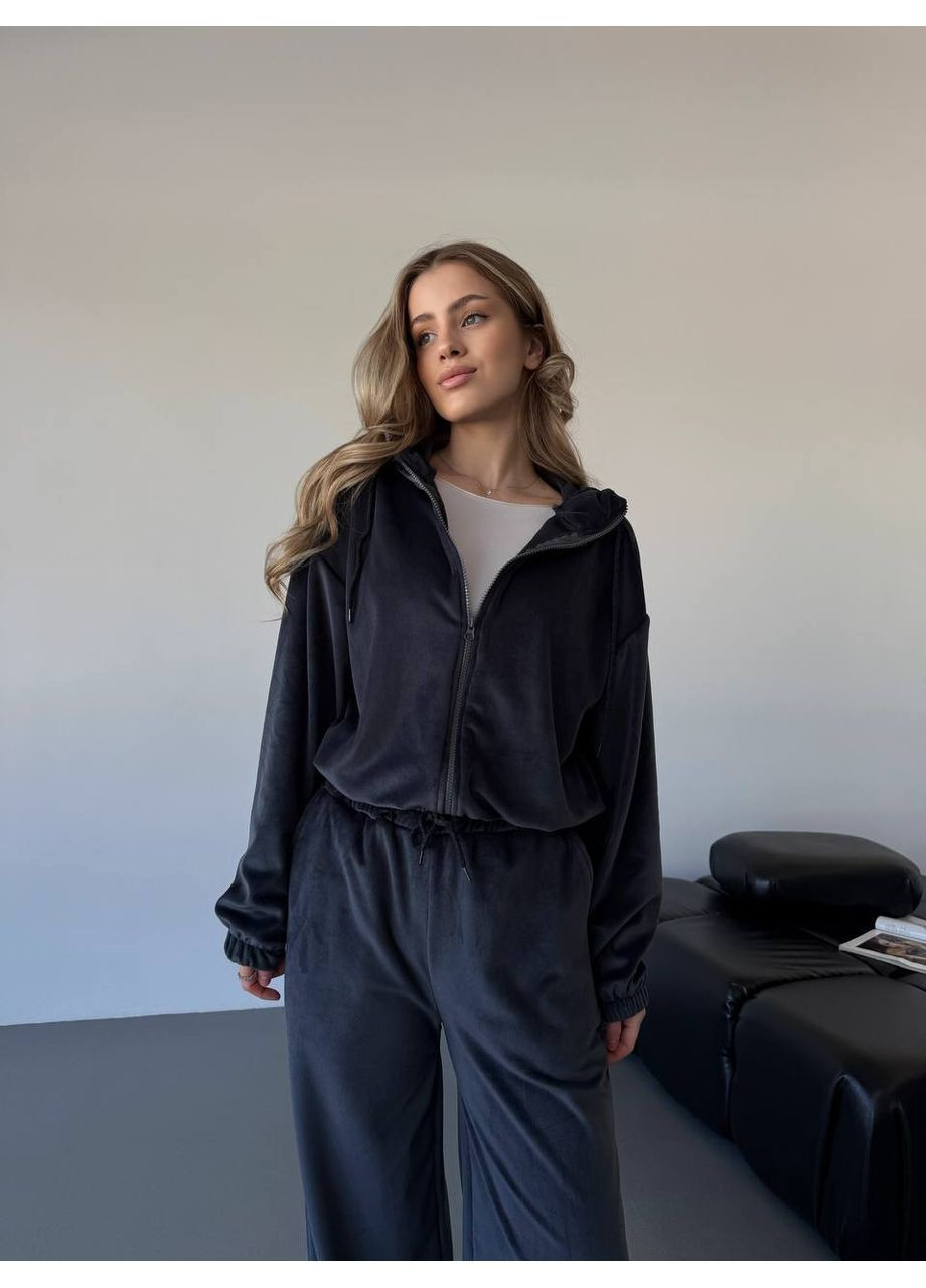 Женский велюровый костюм с начесом No Brand (366431363)