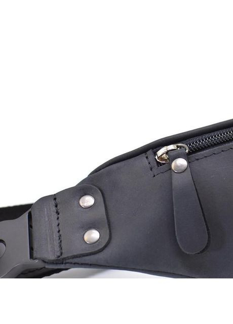 Сумка чоловіча на пояс через плече із натуральної шкіри середня Чорний 35295 TARWA (352165930)