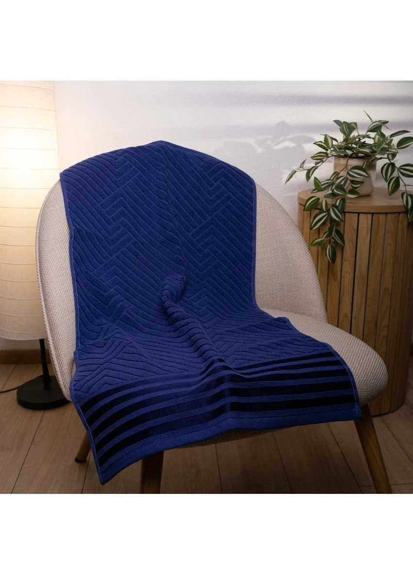 Рушник банний махровий SOFT 70х140см 500г/м2 ( ) GM Textile темно-синій