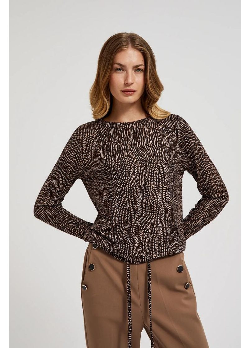 Черный зимний свитер Moodo