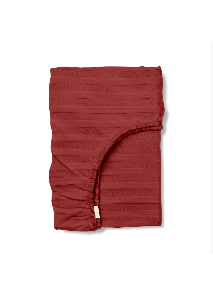 Семейное постельное белье сатин с простыней на резинке BURGUNDY CS1 (2200000046987) Cosas (393533039)