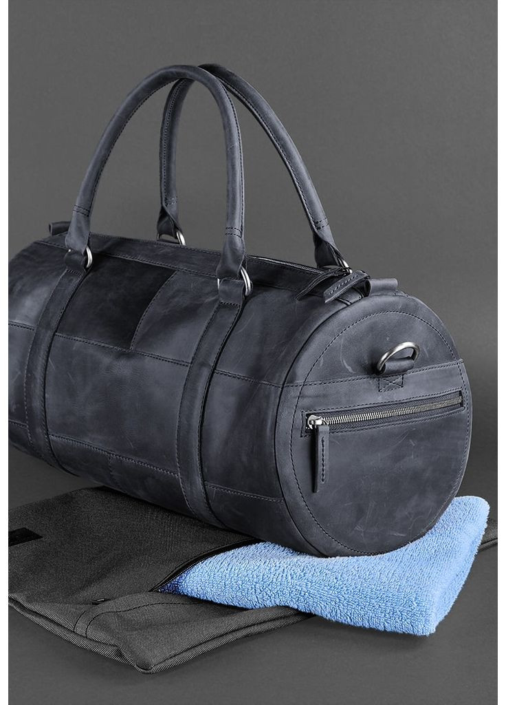 Шкіряна сумка Harper темно-синя Crazy Horse BlankNote (348359418)