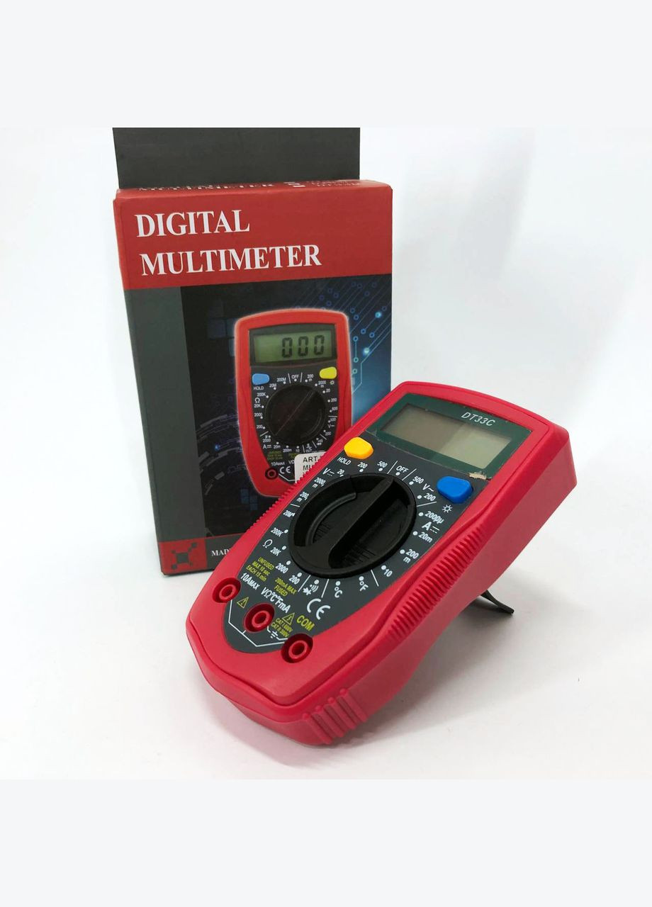 Мультиметр пристрій 33 C DT, Мультиметри цифрові, Мультиметр цифровий EK-474 тестер амперметр Digital (351485799)