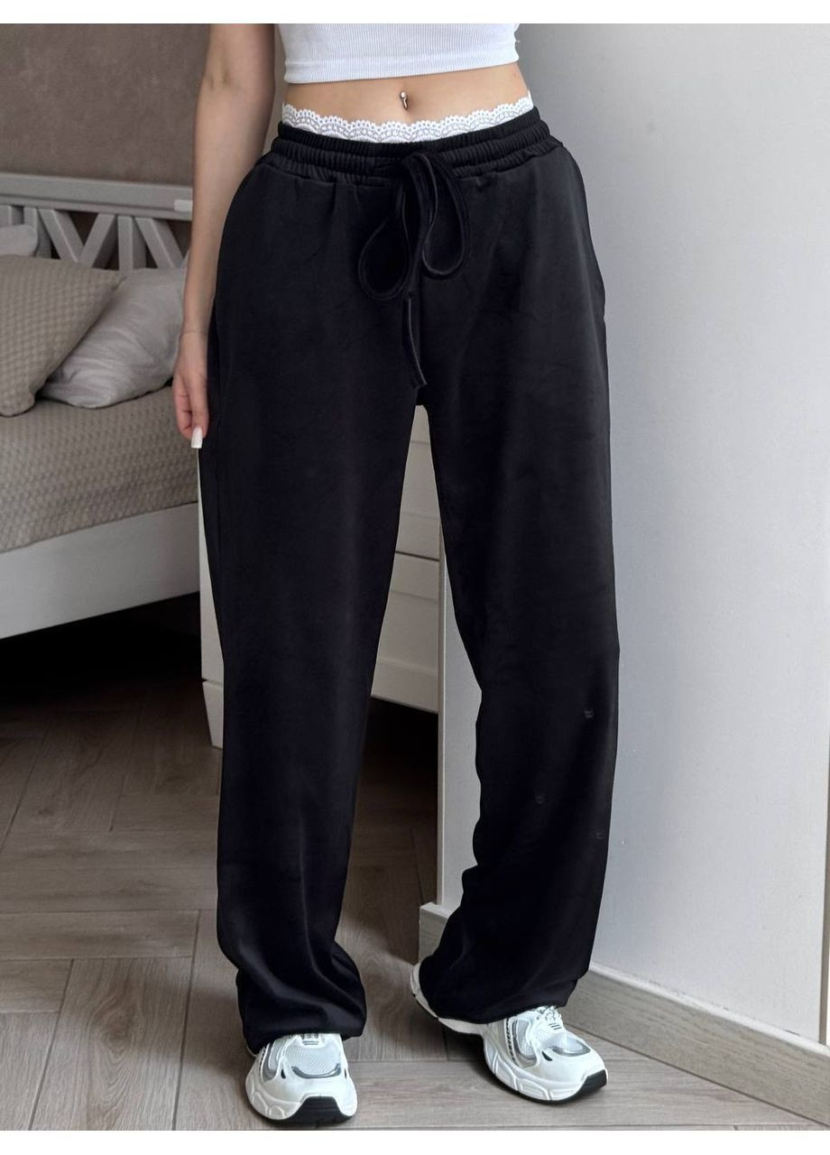 Штаны женские с имитацией кружевного белья Style Point (362039208)