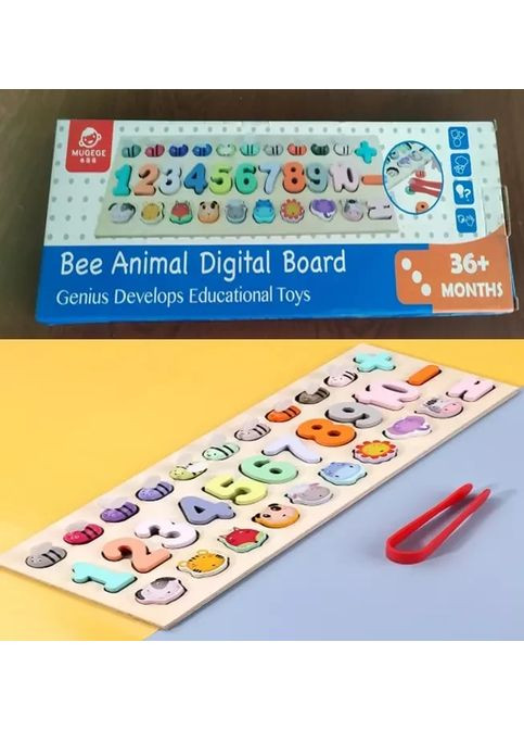 Игрушка развивающая бизиборд доска сегена монтессоры деревянная C15053 No Brand (362422548)