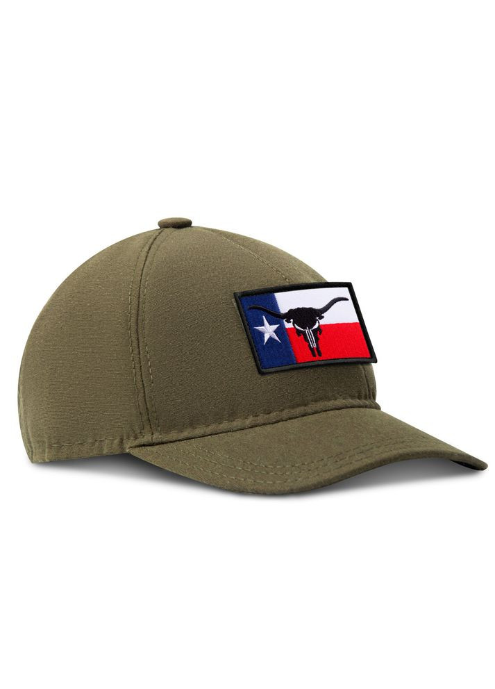 Набір шевронів 2 шт з липучкою прапором штату Техас з Черепом Карателя Бик Рога 5х8 см вишитий патч нашивка IDEIA (300229048)