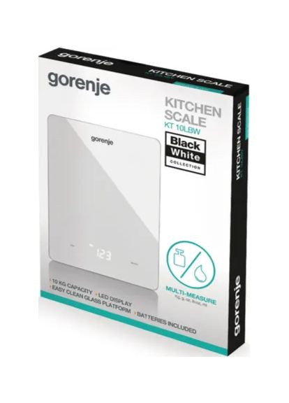 Ваги кухонні KT10LBW Gorenje (360412694)
