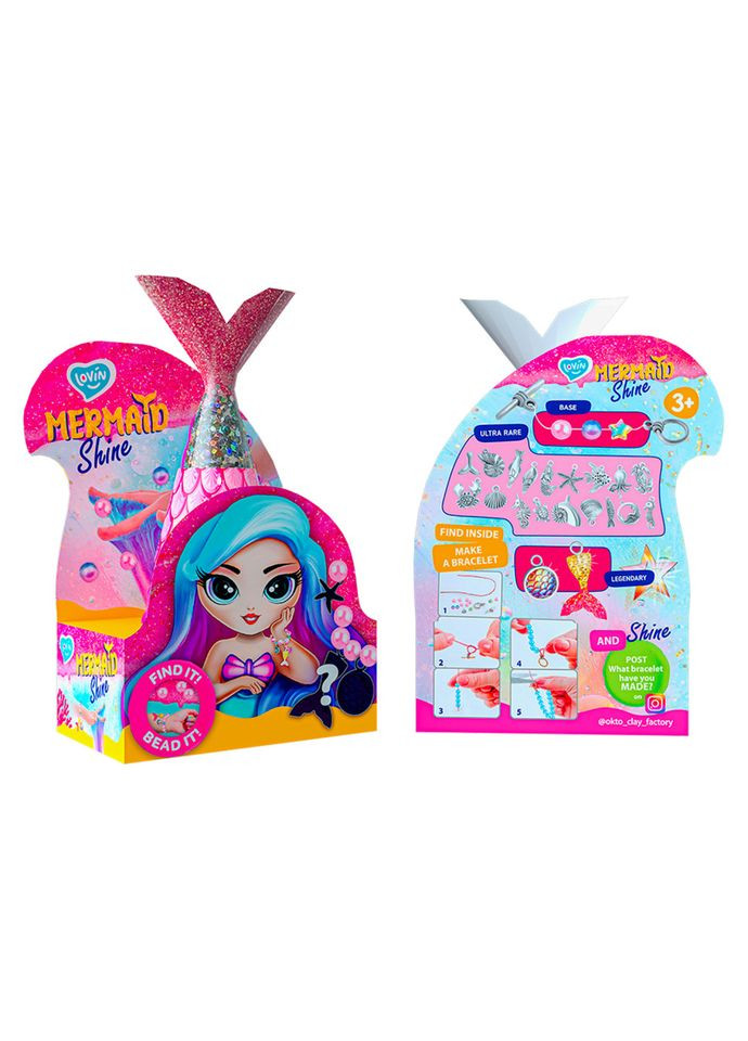 Игрушка антистресс "Mermaid Shine Pink" TM 80130 250 мл Lovin (302820205)
