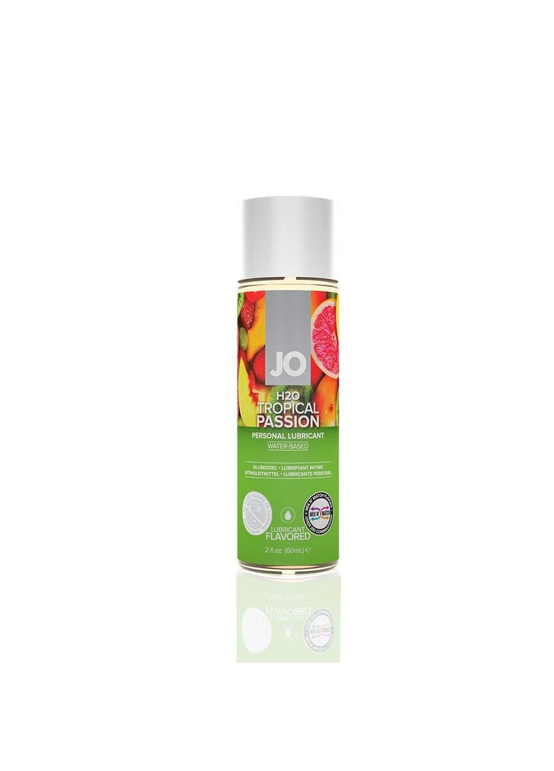 Змазка на водній основі H2O — Tropical Passion (60 мл) без цукру, рослинний гліцерин Jo (387155317)