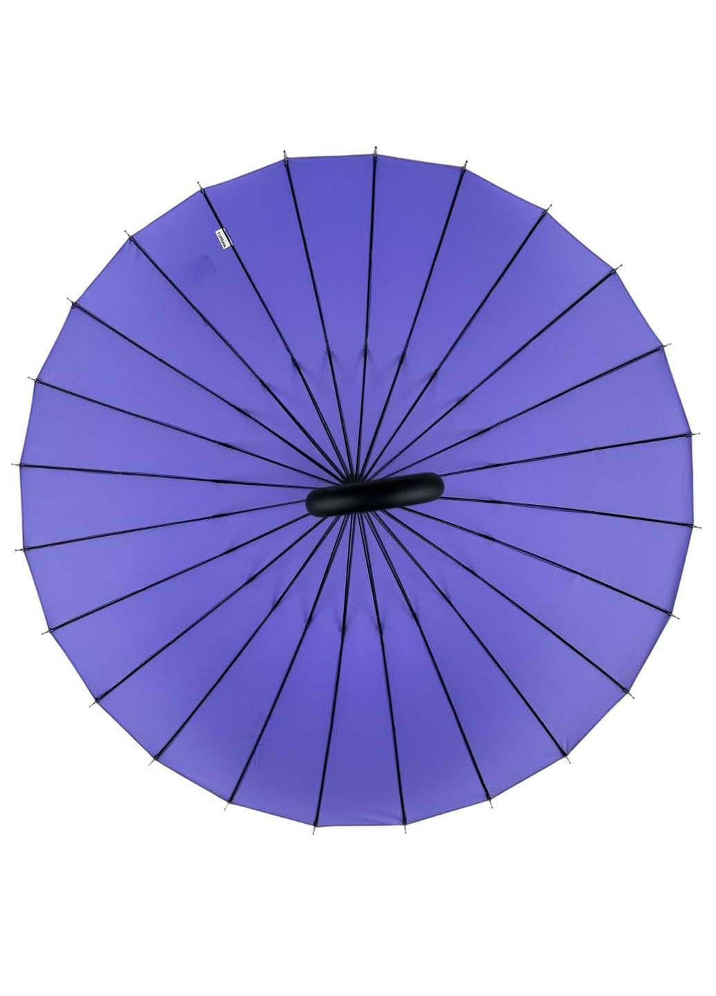 Однотонный механический зонт-трость на 24 спицы Toprain (289977394)