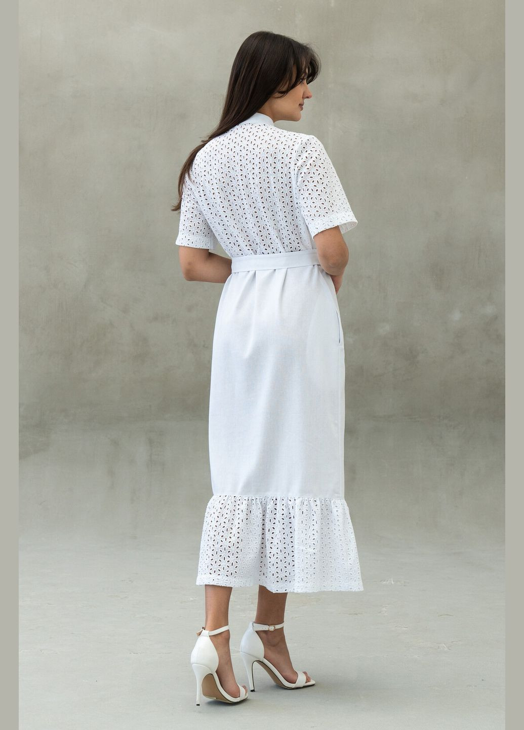 Білий кежуал, святковий сукня ри мари аула ск 0125 RiMari