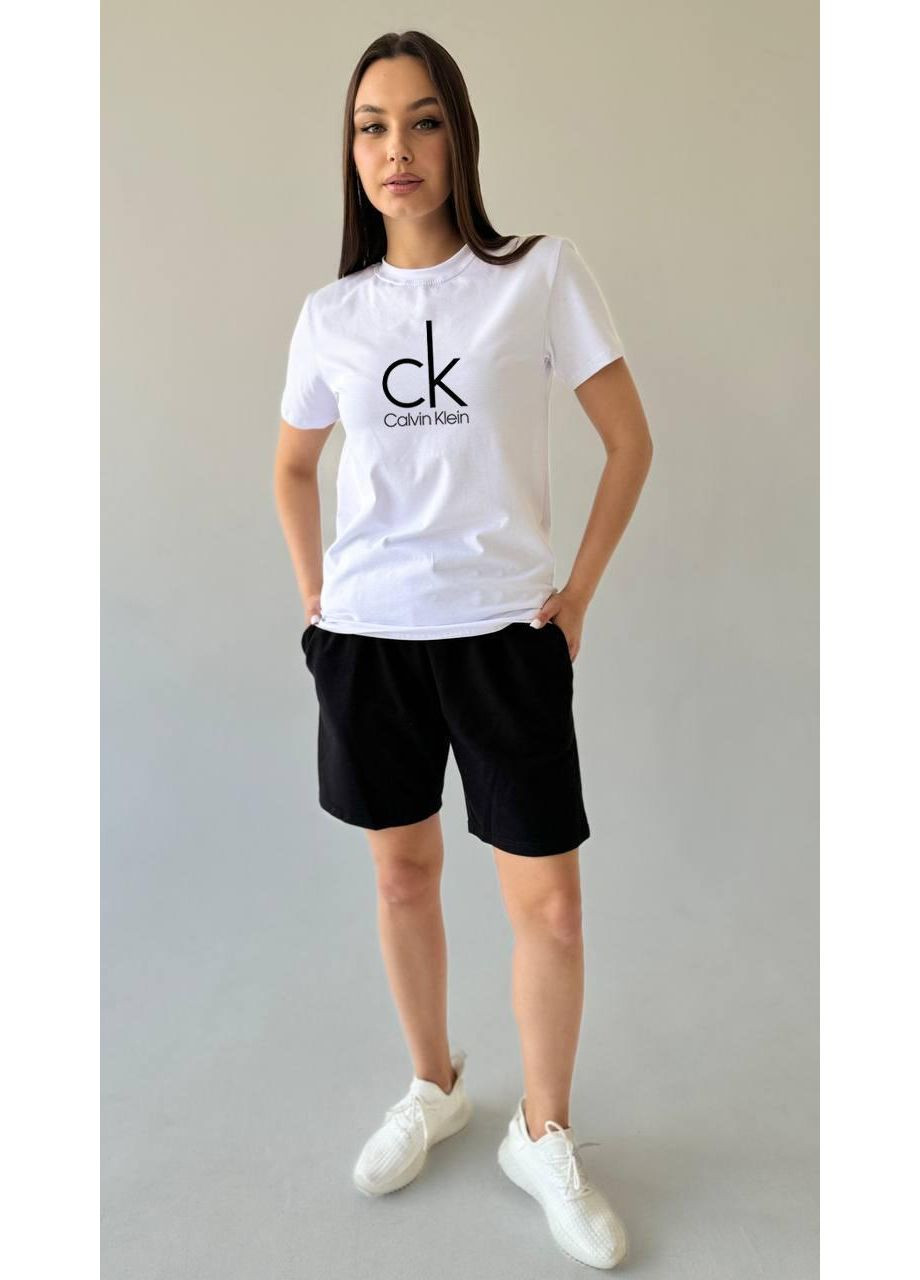 Женская футболка белая No Brand - (368765973)