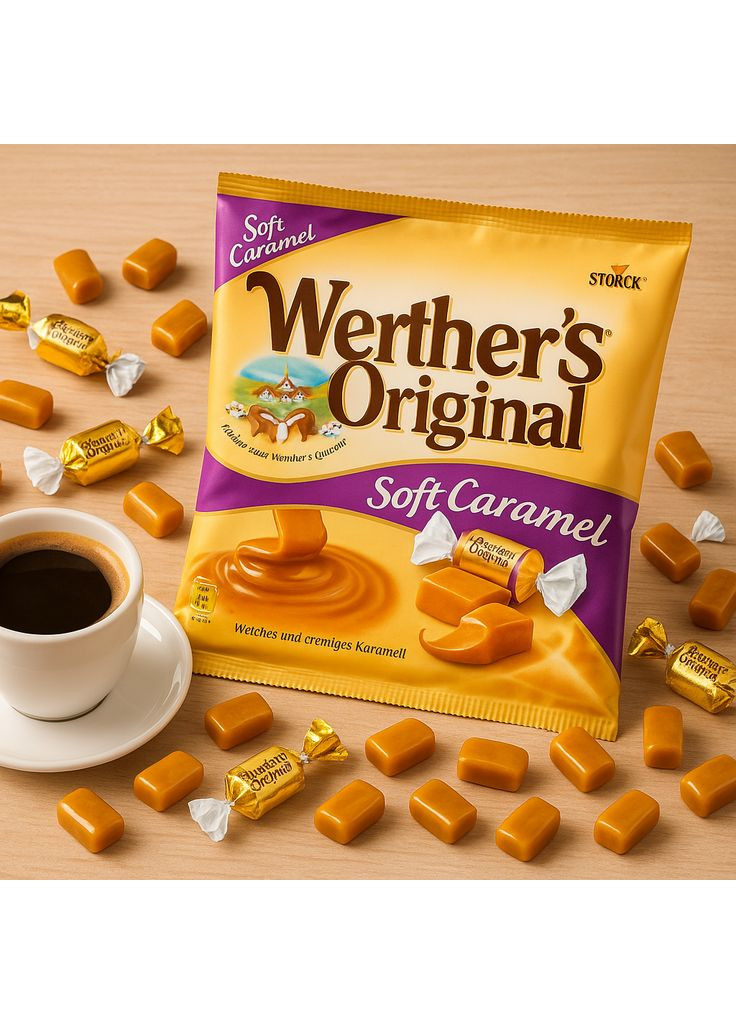 Цукерки 🍬Soft Caramel Werther's Original Soft Caramel 180 гр. Німеччина Storck (346050164)