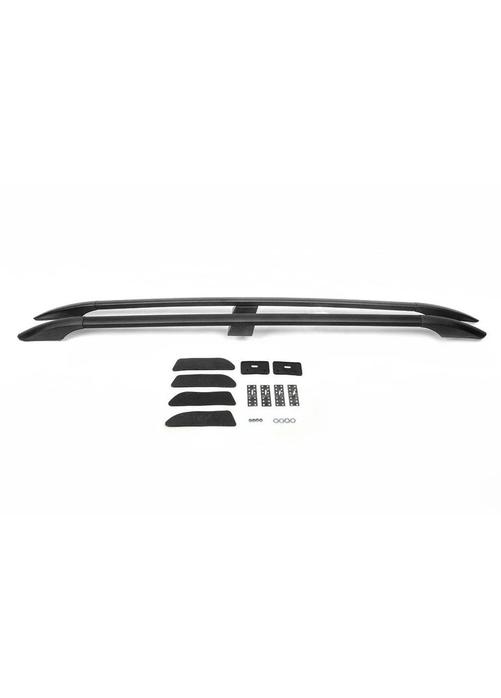 Рейлінги Чорні турецька дизайн (2 шт) для Mitsubishi Pajero Wagon IV 2006-2021 рр Digital Designs (390721065)