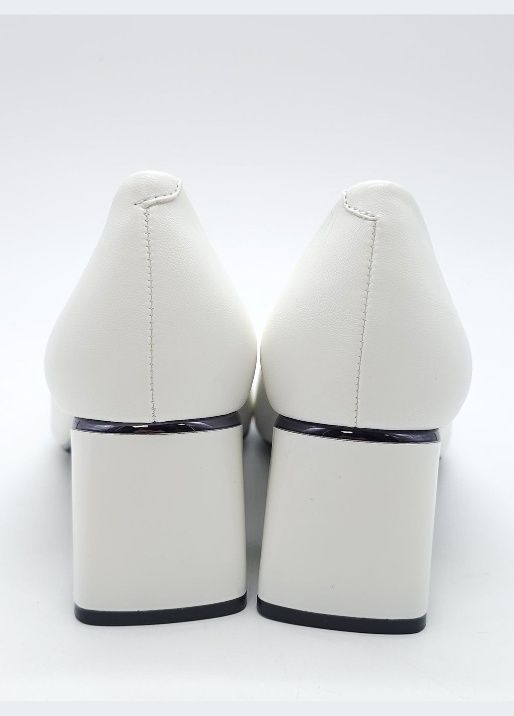 Женские туфли белые экокожа MD-16-21 23,5 см (р) Mei De Li