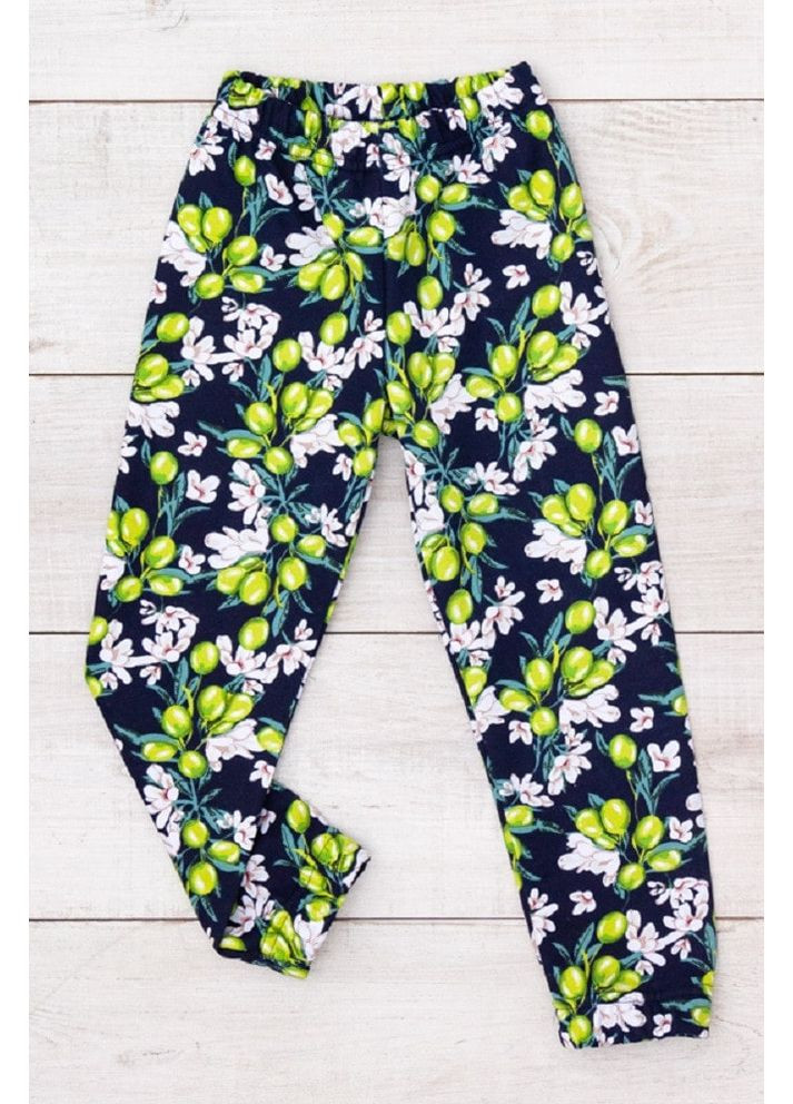 Утеплені джогери для дівчинки з принтом (p-7516) Носи своє (370656601)