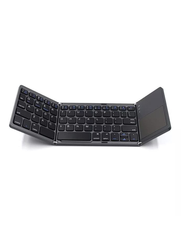 Беспроводная клавиатура с тачпадом складна VHG B033 Foldable Bluetooth Keyboard Black P&S (328924875)