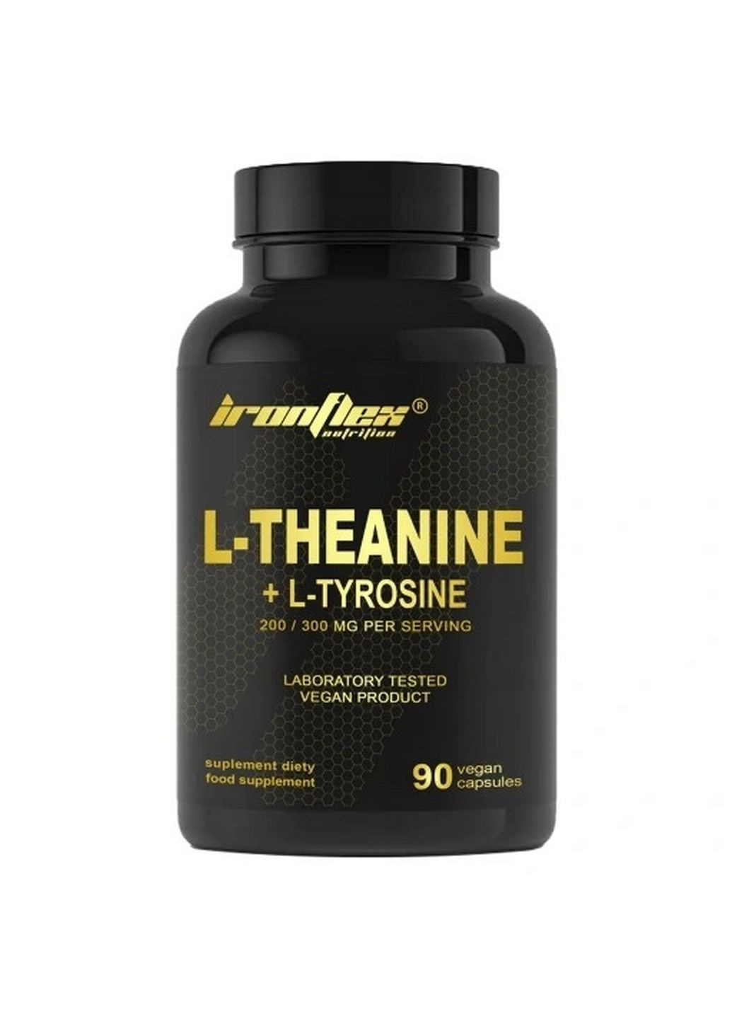 Аминокислота L-Theanine + Tyrosine, 90 капсул Ironflex (315870639)