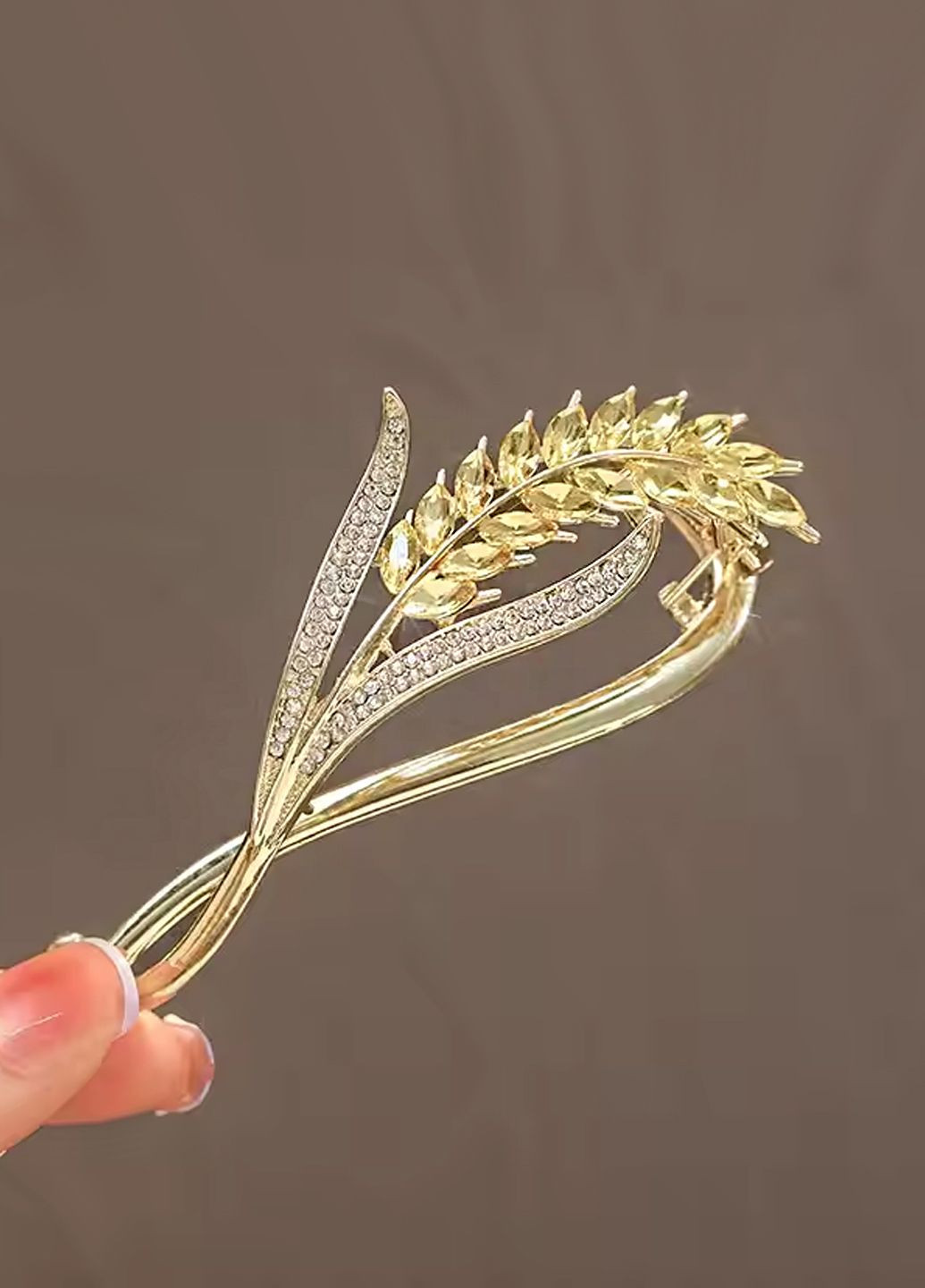 Заколка для волосся "Колосся" зі стразами Анна Ясеницька (325701624)