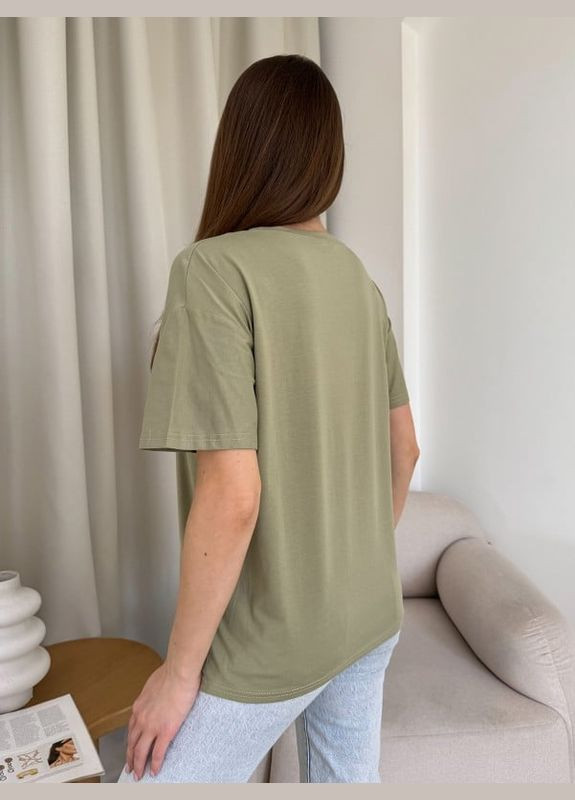 Хаки (оливковая) летняя футболки Magnet WN20-617