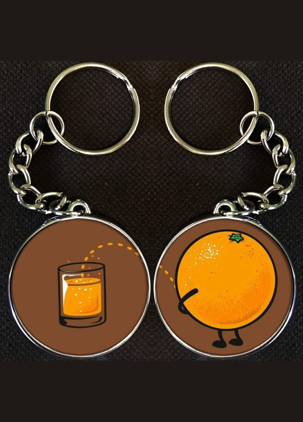 Брелоки парні #42 silver No Brand (332633479)