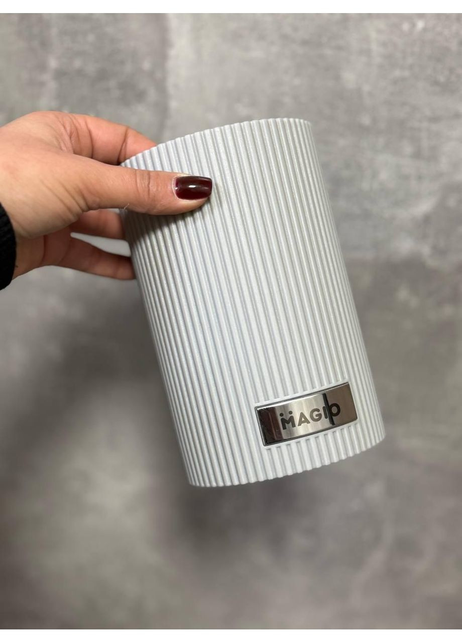 Набір кухонного приладдя MG-1129 із підставкою, 8 предметів Сірий Magio (367078448)