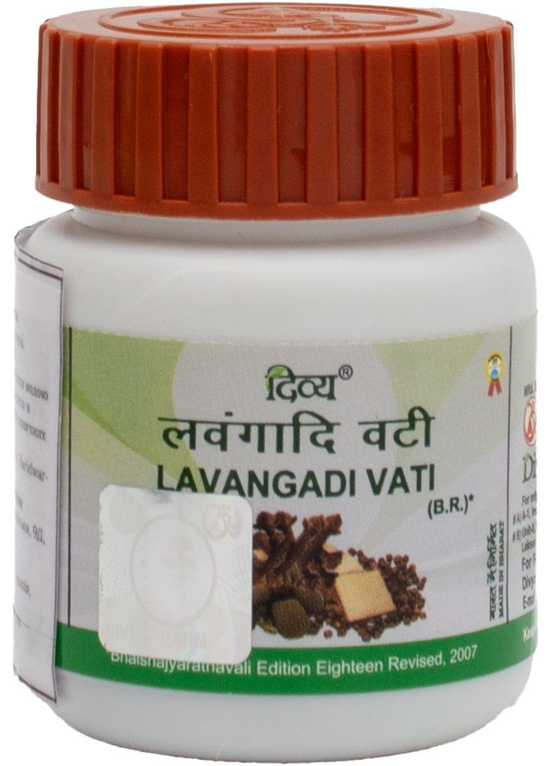 Аюрведические таблетки "Лавангади Вати" Divya Lavangadi Vati 80шт (1438501-31106398) Patanjali (368617611)
