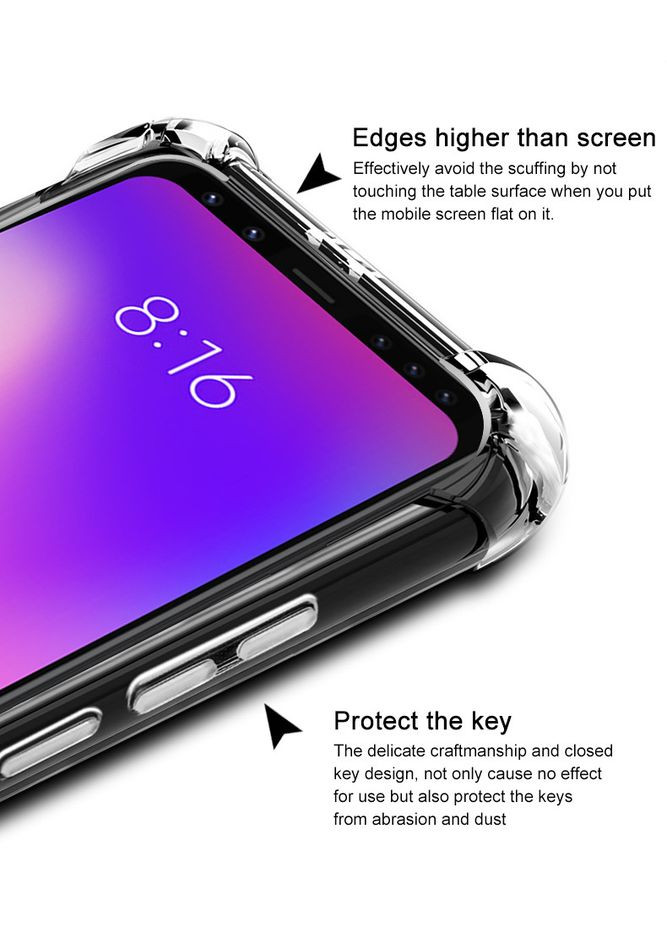 Силіконовий прозорий чохол для Google Pixel 4 XL посилені кути Ultimate Experience (322506730)