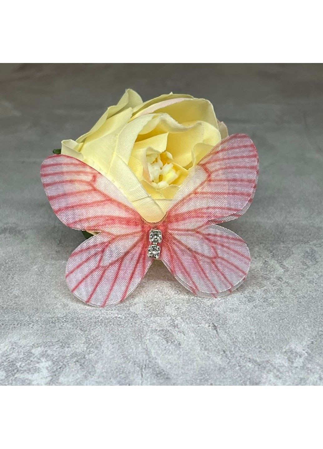 Бабочка шифоновая (двухслойная), размер ≈ 3,5*4,5 см, арт 016583, 1 шт No Brand (317351993)