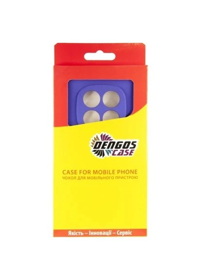 Чохол для мобільного телефону (DG-KM-190) DENGOS Carbon Cover + Glass Xiaomi Redmi Note 15 Purple (401809797)