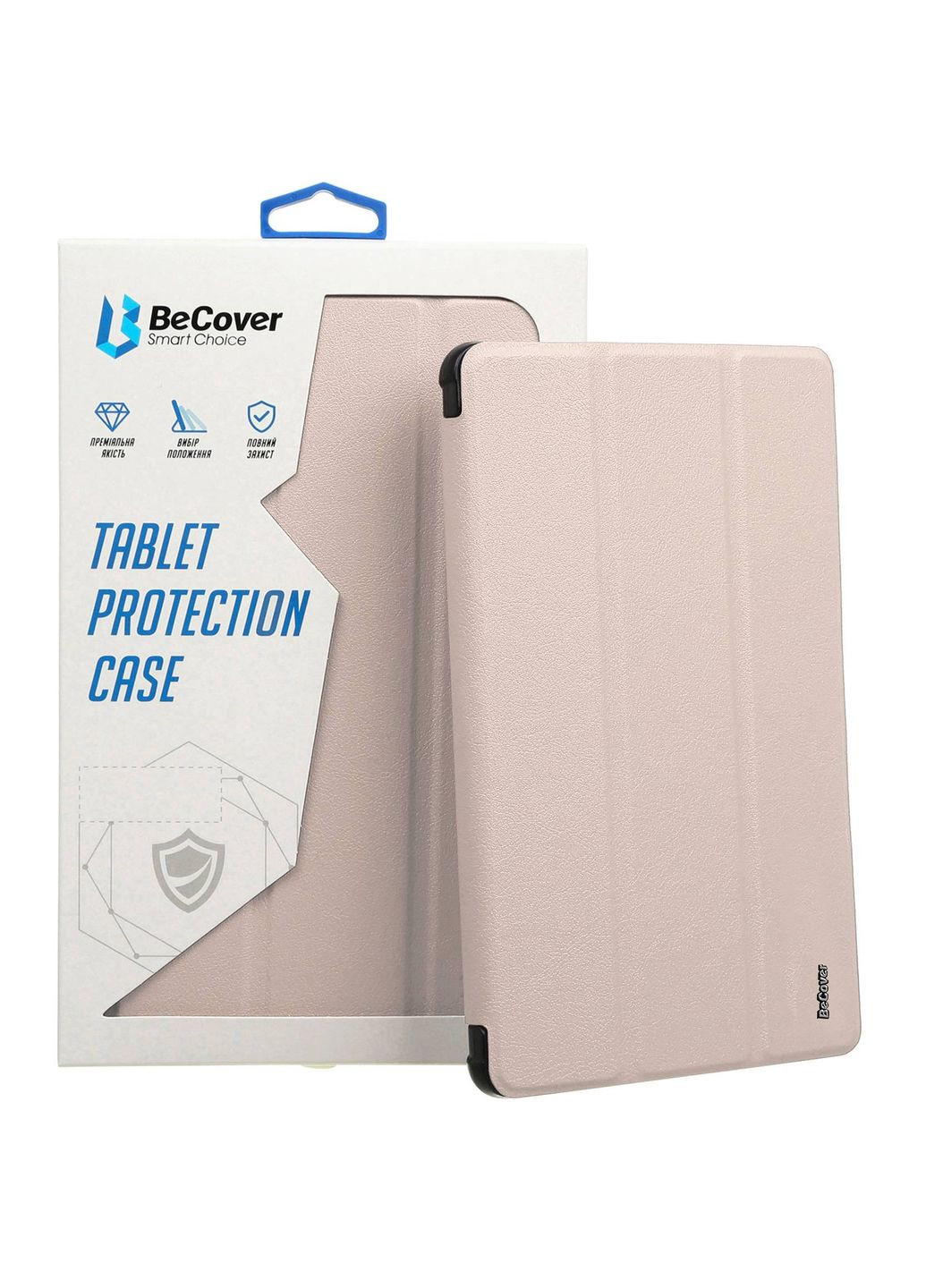 Чехол-книга Ultra Slim Origami Transparent с креплением Apple для Apple iPad Mini 7 2024 Pink (712936) BeCover (370616785)