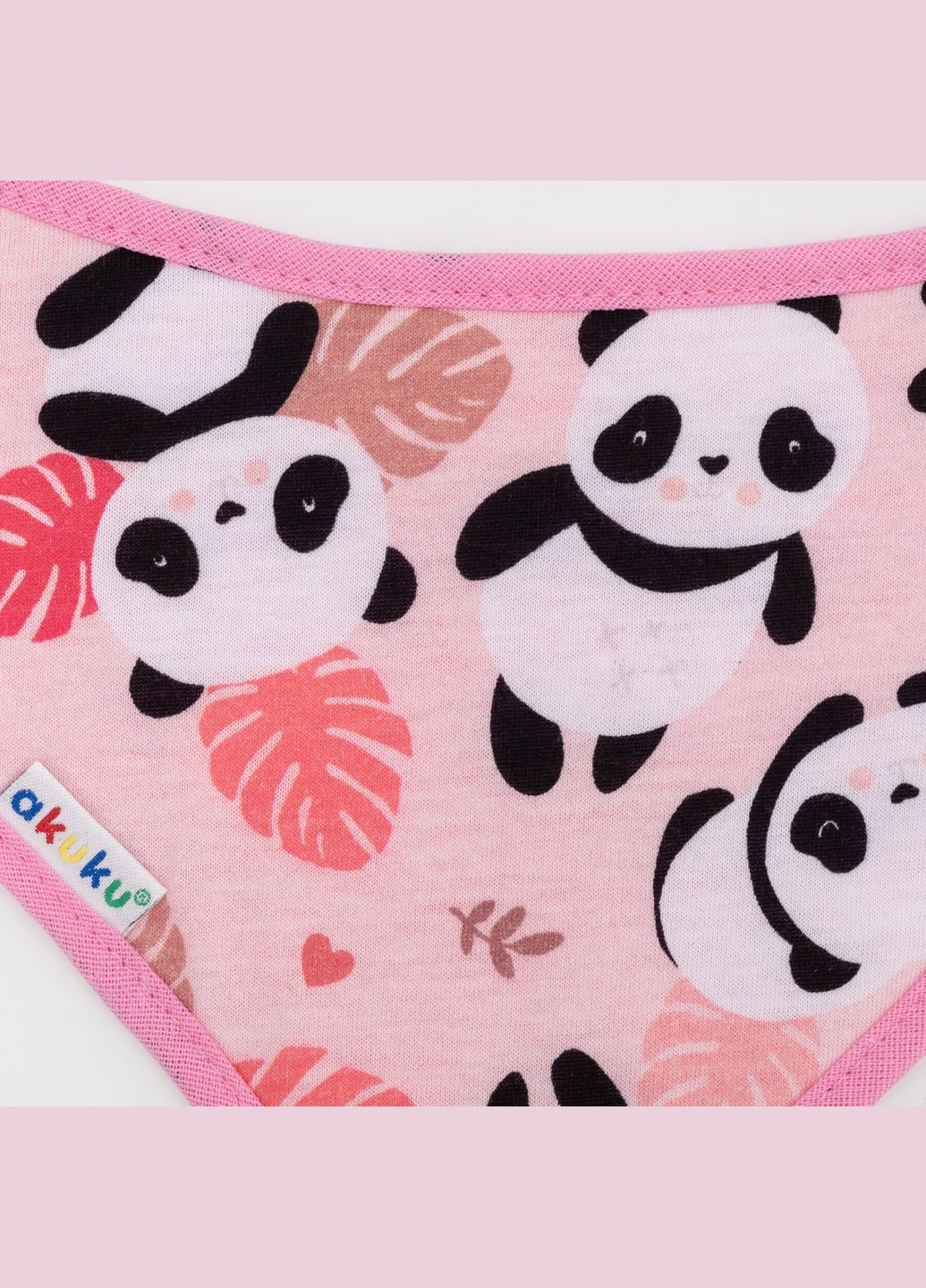 Слюнявчик-шарф Панда розовый A1511 Розовый (2000990071620) shop (2000990071620) Akuku (366396754)