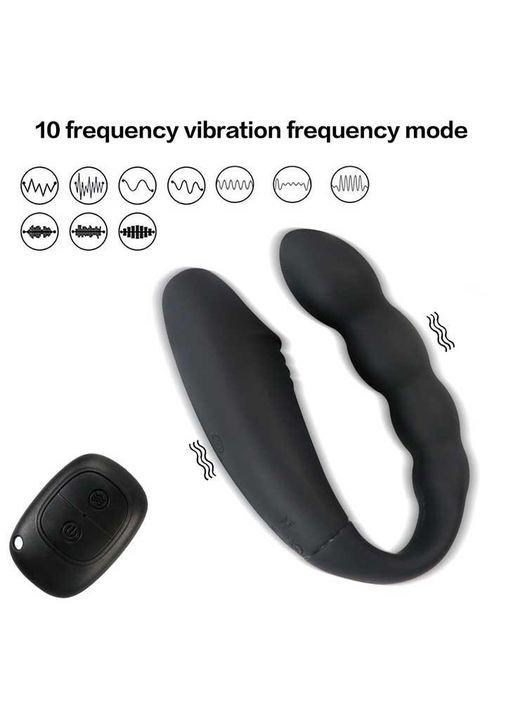 Подвійний анально-вагінальний вібратор Magic Remote з ДК Вібратори Helios (366817798)