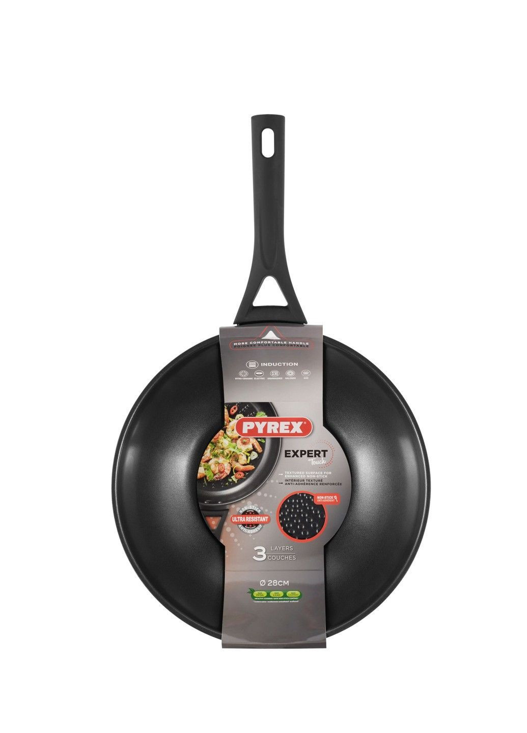 Сковорода WOK EXPERT Touch 28 см ET28BWX/7646 Pyrex (373414599)
