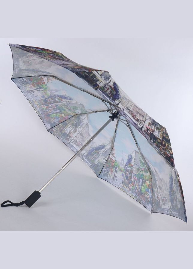 Комбінована жіноча парасолька складна антивітер повний автомат Trust середня система антивітер (346872023)