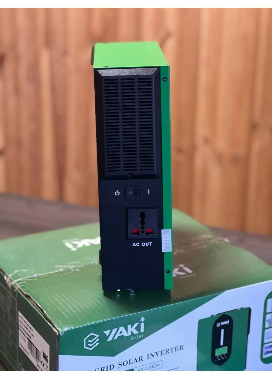 Гібридний сонячний інвертор Yaki SY‑6.2KW‑48V MPPT-контролером чиста синусоіда перетворювач для дому та офісу 6.5кВт AGM (370639646)