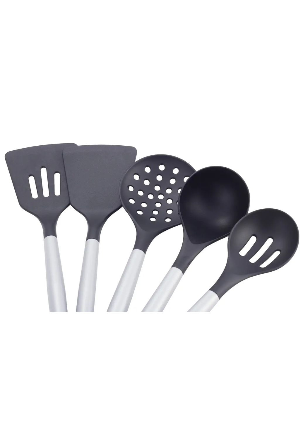 Набір кухонного приладдя з підставкою 6 предметів з нержавіючої сталі KM- hjk Kamille 5238 (360880113)