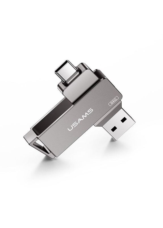 Флешка TypeC OTG USB3.0 Rotatable High Speed Flash Drive 32GB US-ZB199 USAMS (279554635)