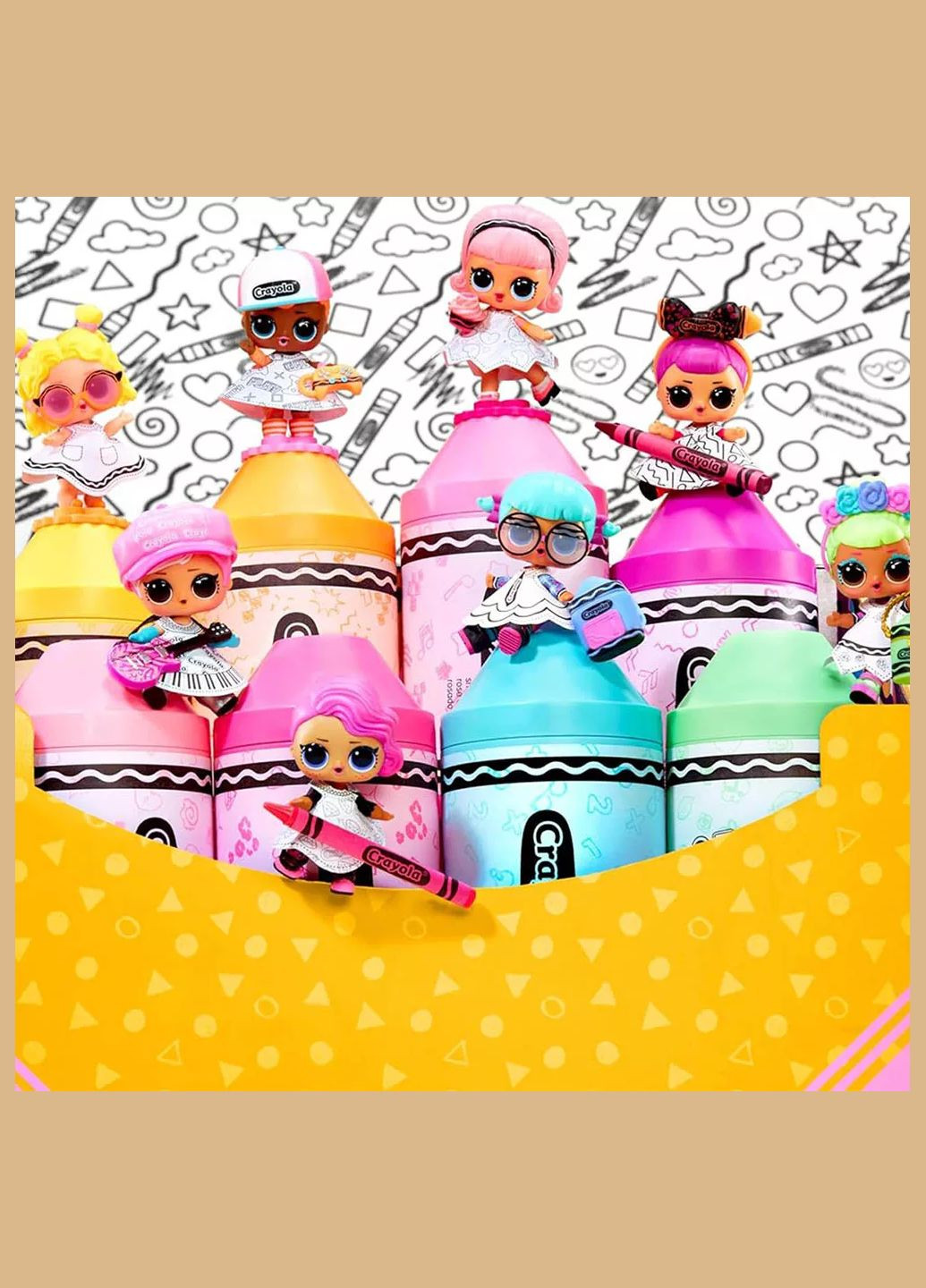 Лялька L.O.L.Surprise! Crayola Кольоринки в асортименті (505273) L.O.L. Surprise! (326806137)