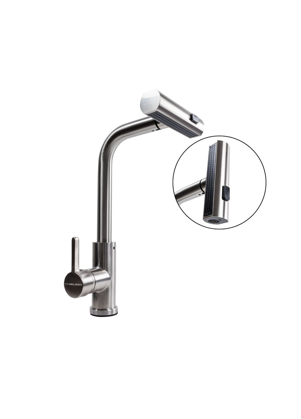 Кухонный комплект: Мойка Handmade (58x43 см) монтаж под столешницу + Смеситель XK08A Valeso (353747183)