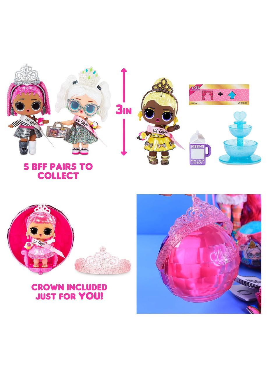 Игровой набор Lol Surprise! Crown queen серии Queens" — Королевы " кукла лол L.O.L. Surprise! (323480705)