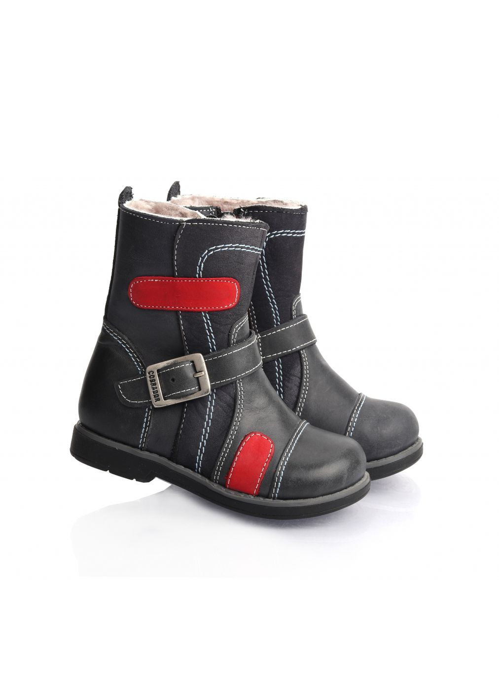 Темно-синие зимние ботинки зимние 1002 для мальчиков темно-синие. размер 21 Topitop