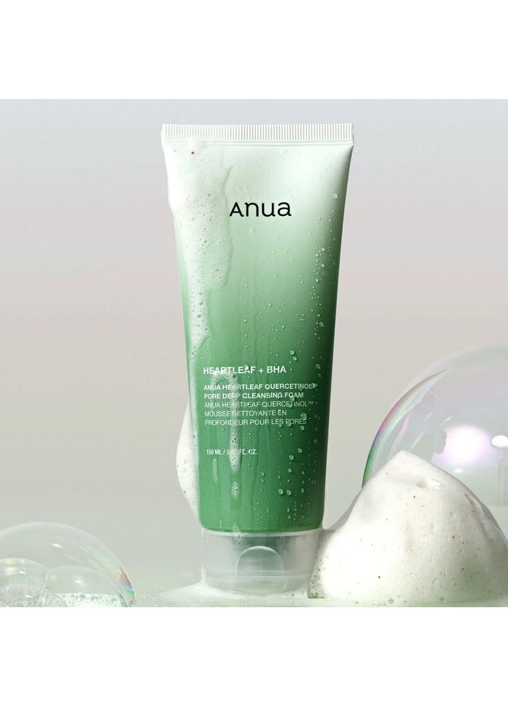 Пенка для умывания лица Heartleaf Quercetinol Pore Deep Cleansing Foam 150 ml Anua (361036408)